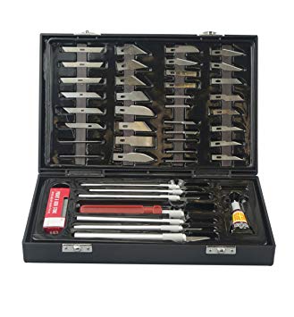 SE 81351HB 51-Piece Deluxe Hobby Knife Set