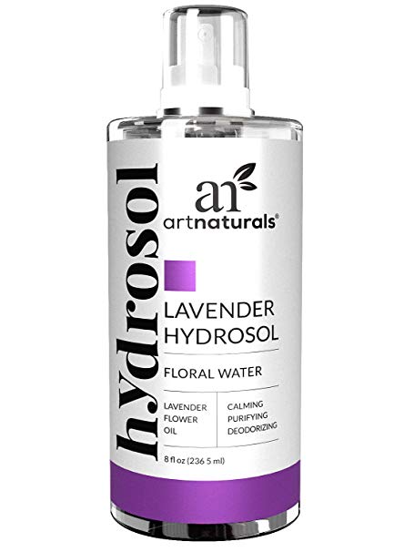 ArtNaturals Lavender Water Facial Spray - (8 Fl Oz/236ml) - Essential Oil Hydrosol - Air Freshener, Pillow Mist and Deodorant - All Skin and Body Types