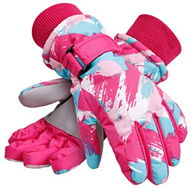 Galexia Zero Kids Winter Gloves Waterproof Thinsulate Lining Snow Ski Gloves
