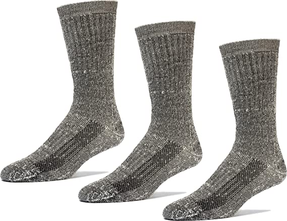 Merino Wool Socks Men's And Women's Hiking Thermal Insulated Warm Boot Outdoor Socks 3 Pairs