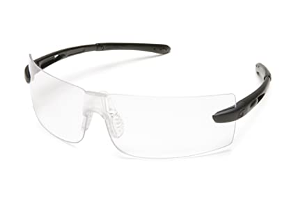Gateway Safety 17GB80 Odyssey Safety Glasses, Clear Lens, Black Temple