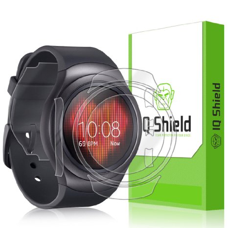 IQ Shield LiQuidSkin - Samsung Gear S2 42mm Screen Protector  Full Body Front and Back and Warranty Replacements - HD Ultra Clear Film Guard - Smooth  Self-Healing  Bubble-Free Shield