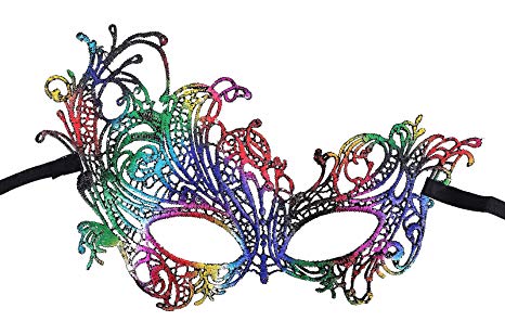 AbbyLexi Women's Pretty Lace Masquerade Halloween Party Eye Mask