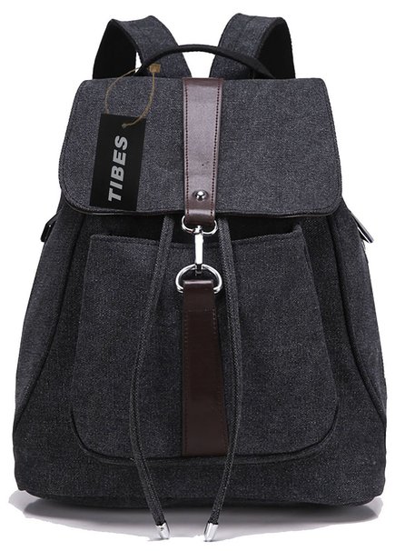 Tibes Canvas Backpack for Women/Girls
