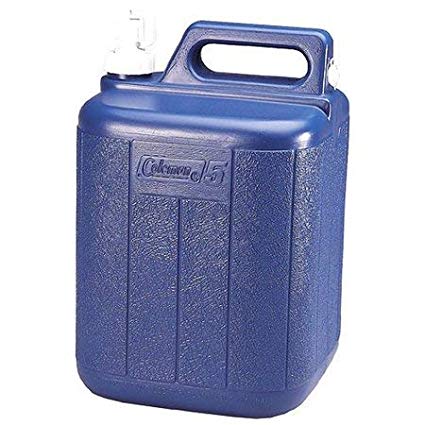 Coleman Jug with Water Carrier, 5 Gallons, Blue