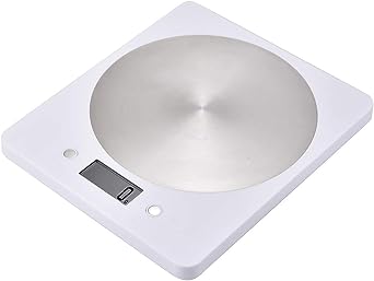 Pjp Electronics Kitchen Scale, Digital Food Weighting Scale 11lb/5kg Electronic Cooking Food Scale, Weighing Scales, Accurate, for Home, for Kitchen (White)