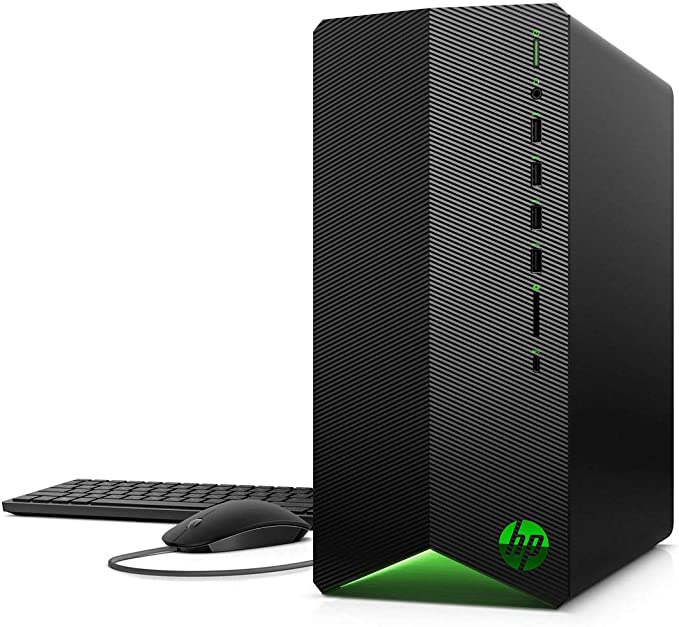 HP 2022 Newest Pavilion Gaming Desktop, Intel Core i5-10400F Processor, NVIDIA GeForce GTX 1650 Graphics, 16GB RAM, 256GB SSD   1TB HDD, HDMI, DVI, USB Type-C, Wi-Fi, Windows 11 Home, Black