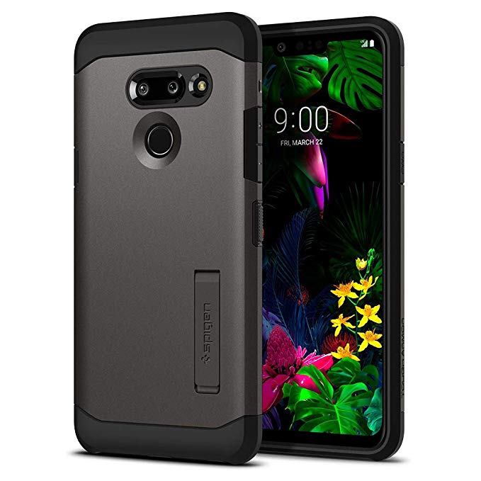 Spigen Tough Armor Designed for LG G8 ThinQ Case (2019) - Gunmetal