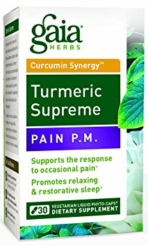 Gaia Herbs Turmeric Supreme Pain P.M, 30 Count