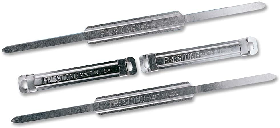 Charles Leonard Prestong Prong Paper Fastener Bases, 2 Inch Capacity, 2.75 Inches Center to Center, Silver, 100-Pack Bases ONLY (B, 21)