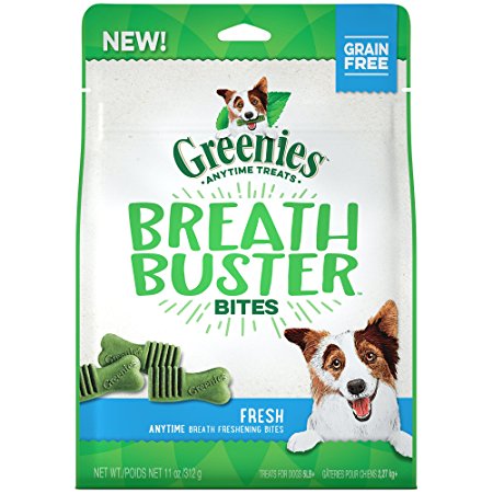 Greenies Breath Buster Bites Fresh Flavor Natural Dog Treats for Bad Breath
