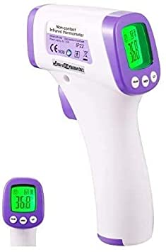 Non-Contact Forehead Infrared Thermometer for Baby Kids & Adults Accurate Instant Readings Forehead Thermometer with LCD Display,Color Screen,High Temperature Alarm - Arrive Within 8-15 Days