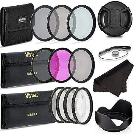 Professional 67MM UV CPL FLD Lens Filters   Neutral Density Set   Close-Up Macro Set, 8 Piece Compact Photography Accessories