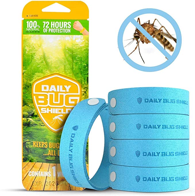 SAWYER Mosquito Repellent Bracelets with Patch Wristband Wrist Band for Kids Adult Family Bug Insect Protection up to 300 Hours No deet