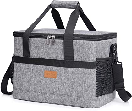 Lifewit Cooler Bag 30/50/60 Cans Collapsible and Insulated Large Lunch Bag Leakproof Soft Cooler Portable Tote for Camping/BBQ/Family Outdoor Activities