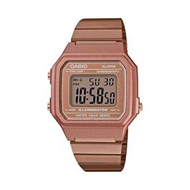 Casio Vintage Series Digital Rose Gold Dial Unisex-Adult Watch-D200