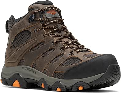 Merrell Men's Moab Vertex 2 Mid Waterproof Carbon Fiber