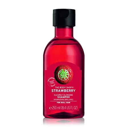 The Body Shop Strawberry Clearly Glossing Shampoo, 8.4 Fl Oz (Vegan)