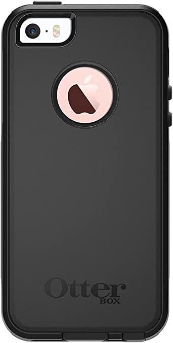 OTTERBOX COMMUTER SERIES Case for iPhone SE (1st gen - 2016) and iPhone 5/5s - Frustration FRĒe Packaging - BLACK