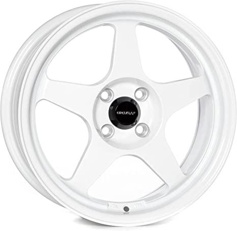 Circuit Performance CP22 16x7 Gloss White 4x100  35mm Offset Wheels Spoon SW388 Style