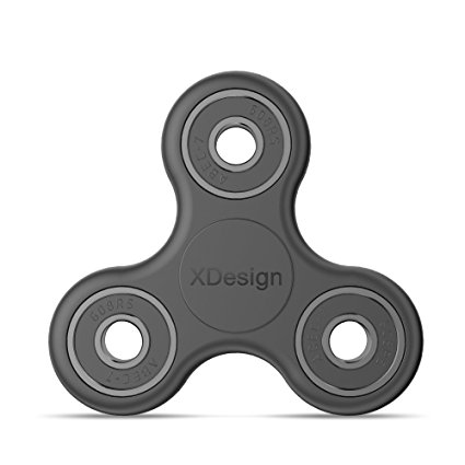 XDesign Tri-Spinner Fidget Focus Toy Stress Reducer for Kids and Adult [Premium Hybrid Ceramic] Easy Flick and Spin with single/both Hands Toys Perfect For ADHD, Anxiety, Autism (XD000026)