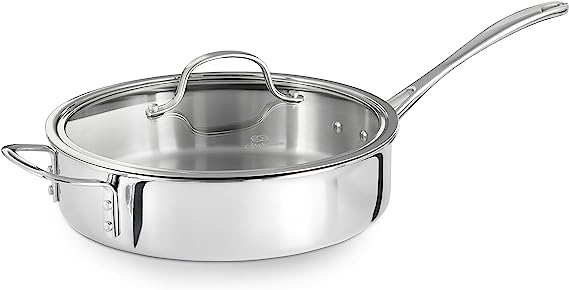 Calphalon Triply Stainless Steel 3-Quart Saute Pan with Cover