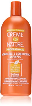 Creme of Nature Detangling Conditioning Shampoo for Normal Hair, Sunflower and Coconut, 32 Ounce