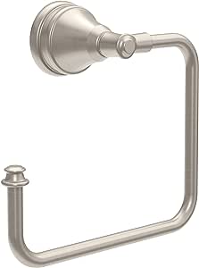 Delta MYN46-DN Mylan Wall Mount Square Open Towel Ring Bath Hardware Accessory in Brushed Nickel