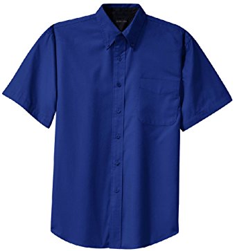 Men's Short Sleeve Wrinkle Resistant Easy Care Shirts in 32 Colors. Sizes XS-6XL