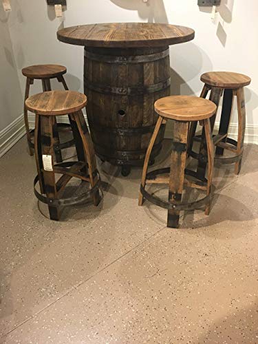 Bourbon Barrel Pub Table set