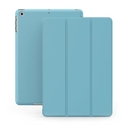 KHOMO iPad Mini 1 2 3 Case - DUAL Series - ULTRA Slim Blue Cover with Auto Sleep Wake Feature for Apple iPad Mini 1st, 2nd and 3rd Generation