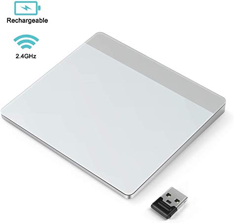 Wireless Trackpad, Jelly Comb 2.4GHz Rechargeable Touchpad with Nano Receiver for Windows 7 and Windows 10 Computer, Notebook, PC, Laptop