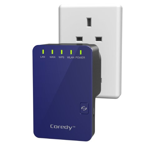 Coredy N300 Mini WiFi Range Extender / Access Point / Router (Coredy WN300 Updated Edition)