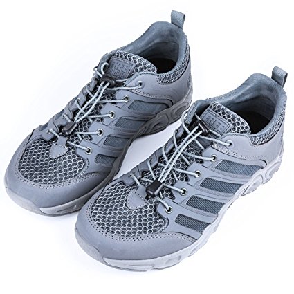 FREE SOLDIER Men’s Water Shoes Ultra Light Breathable Quick Drying Tactical Shoes Upstream Shoes