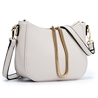 ULG Women's PU Leather Wristlet Handbag Cross Body Shoulder Messenger Bag Zipper Clutch Purse Wallet With Strap