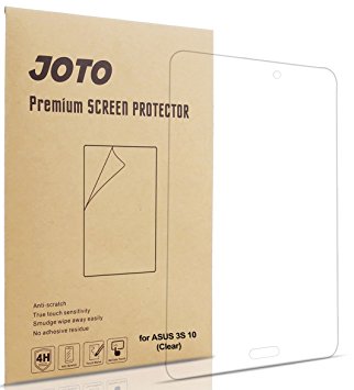 ASUS ZenPad 3S 10 Screen Protector Film, JOTO Ultra Crystal Clear (Invisible) Screen Guard for ASUS ZenPad 3S 10 Z500M, (3 Pack)