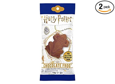 Harry Potter Chocolate Frog and Collectible Card, 0.55 Ounces, (2 Pack)