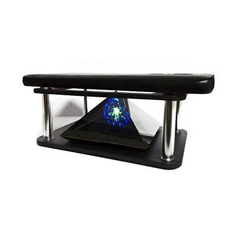 3D Hologram Pyramid Projector For Smartphone iPhone iPad Samsung Galaxy Sony Xperia Tablet Naked Eye 3D Video Display Prism For All Smart Phone Cell Phone
