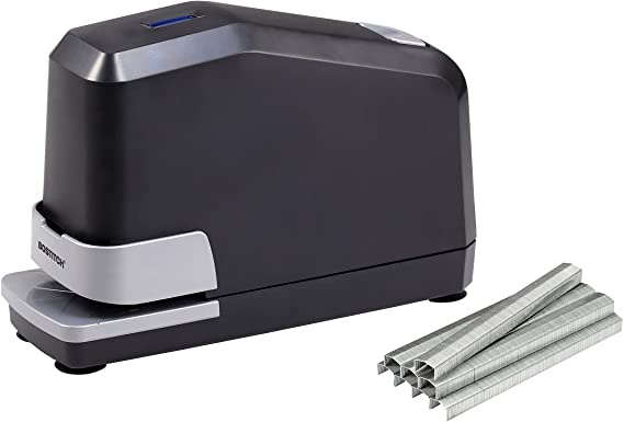 Bostitch Impulse 45 Sheet Electric Stapler Value Pack - Double Heavy Duty, No-Jam with Trusted Warranty Guaranteed by Bostitch, Black (B8E-Value)