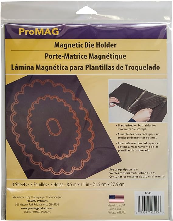 ProMag Double Magnetized Die Holder Magnet (3 Pack), 8.5" by 11" by .3"