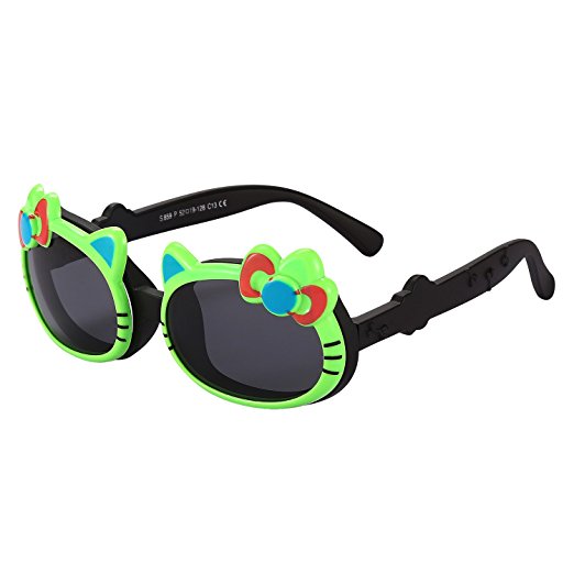 Kids Sunglasses Lovely Flexible Polarized Sunglasses for Girls (SG5)