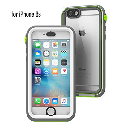 iPhone 6s Waterproof Case, Shock Proof, Drop Proof by Catalyst for Apple iPhone 6s with High Touch Sensitivity ID (Green Pop)