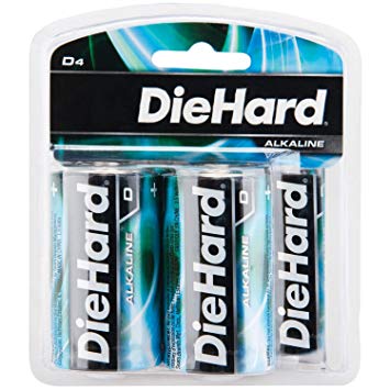 DORCY International 41-1141 Die Hard D Battery (4 Pack)