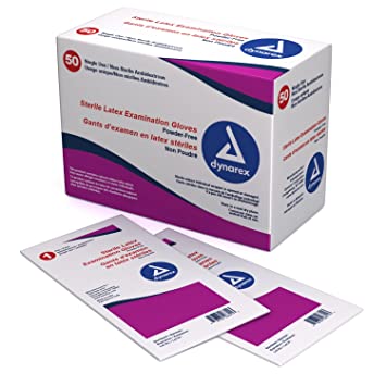 DX2452BX - Sterile Powder-Free Latex Exam Glove Medium