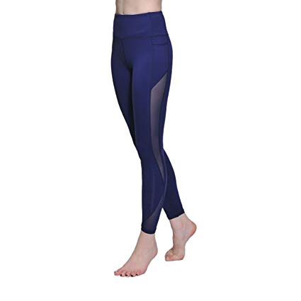 ONGASOFT Yoga Pants for Women Fitness Mesh Workout Legging