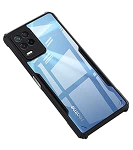 Amazon Brand - Solimo Back Case Cover for Realme Narzo 30 5G / 9 5G / 8 5G / 8s 5G | Clear Case for Realme Narzo 30 5G / 9 5G / 8 5G / 8s 5G with Camera Protection | (TPU   PC | Matte Black)