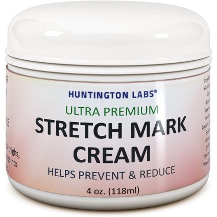 Natural Scar Stretch Mark Removal Cream with Vitamin E Extract Fade Acne Scars & Discoloration Marks from Pregnancy Surgery Burns Antioxidant Coconut Oil Jojoba Oil Sunflower Seed Oil Women & Men 4 oz