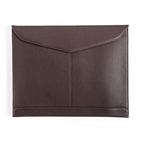 Document Envelope - Chocolate Brown Leather (brown) - Full Grain Leather
