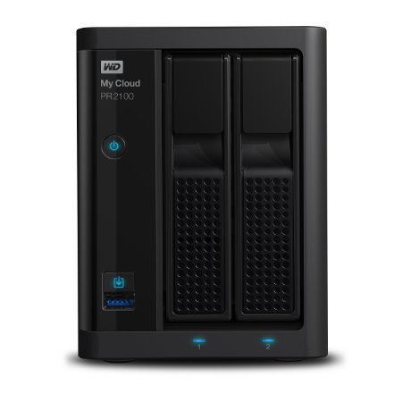 WD 8TB My Cloud Pro Series PR2100 Network Attached Storage - NAS - WDBBCL0080JBK-NESN