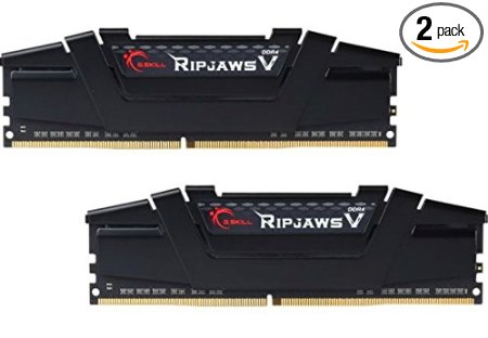 G.SKILL Ripjaws V Series 16GB (2 x 8GB) 288-Pin SDRAM DDR4 3000 (PC4 24000) Intel Z170 Memory Kit F4-3000C15D-16GVKB